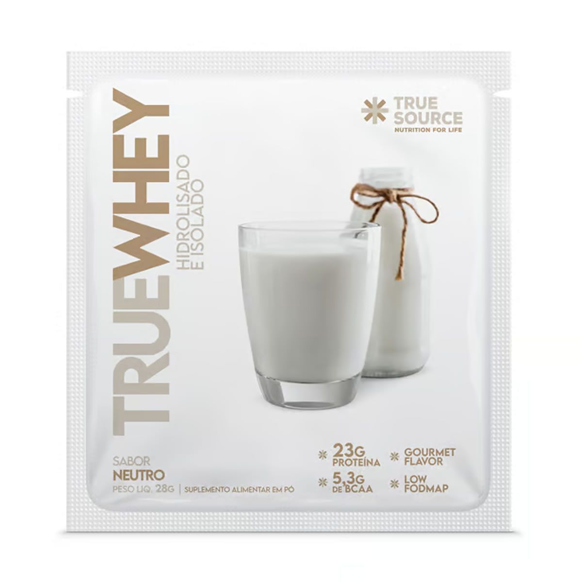 True Whey Hidrolisado e Isolado - 1 Sach� 28g Natural - True Source