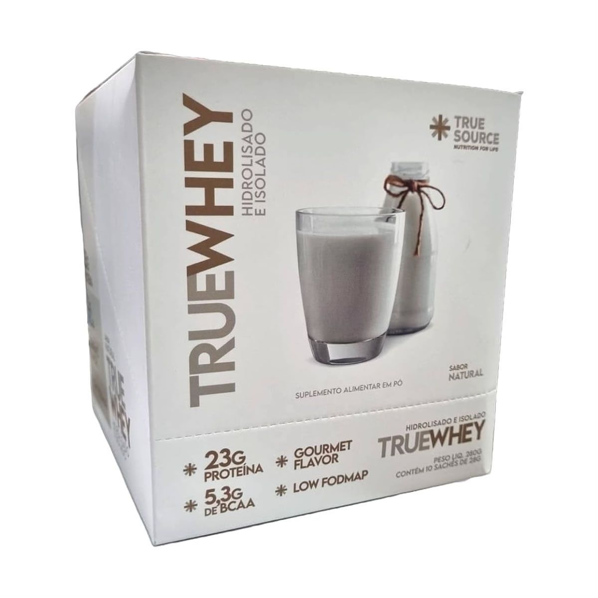 True Whey Hidrolisado e Isolado - 10 Sach�s 28g Natural - True Source