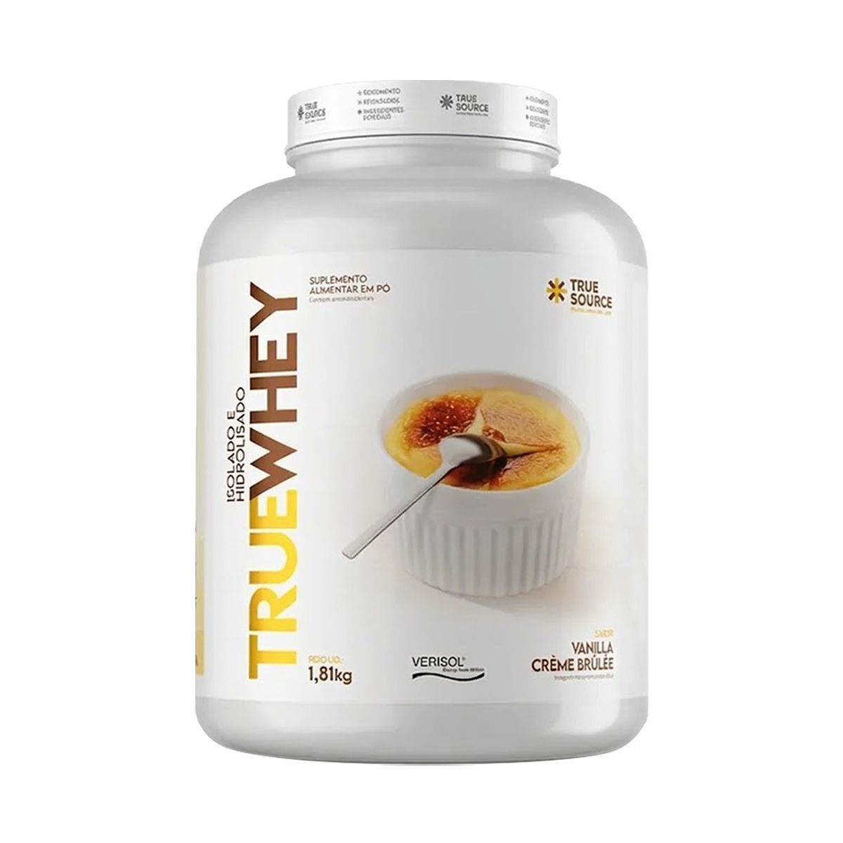 True Whey Protein Hidrolisado e Isolado - 1810g Vanilla Cr�me Br�ll� - True Source