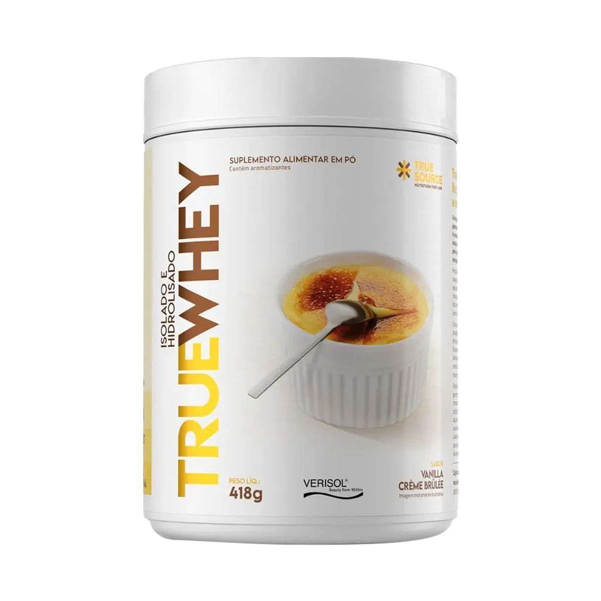 True Whey Protein Hidrolisado e Isolado - 418g Vanilla Cr�me Br�ll� - True Source
