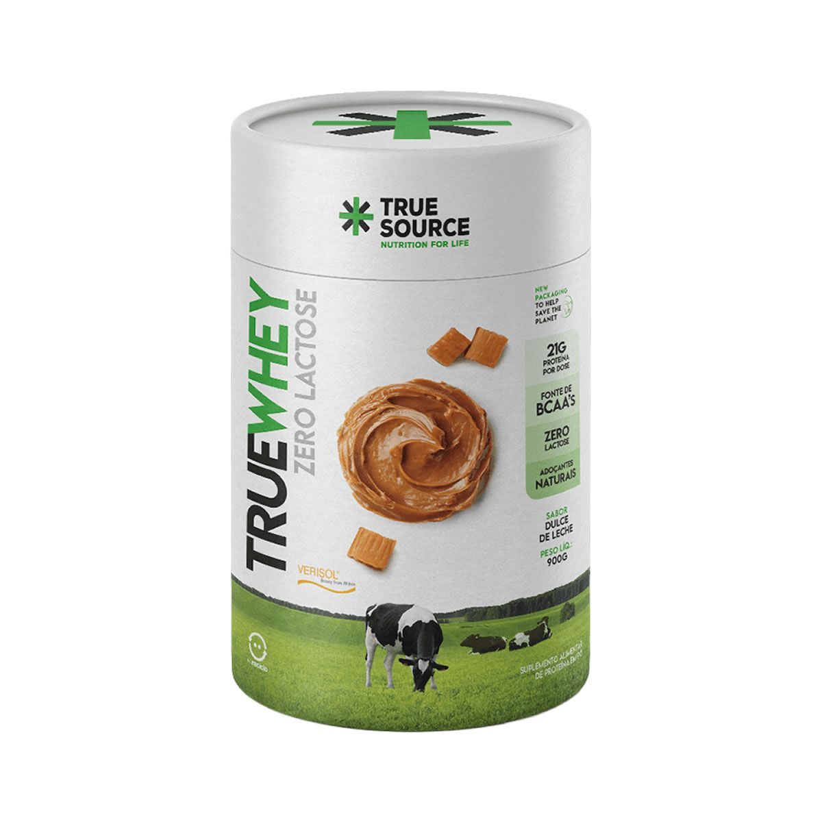 True Whey Zero Lactose - 900g Refil Dulce de Leche - True Source*** Data Venc. 30/07/2025