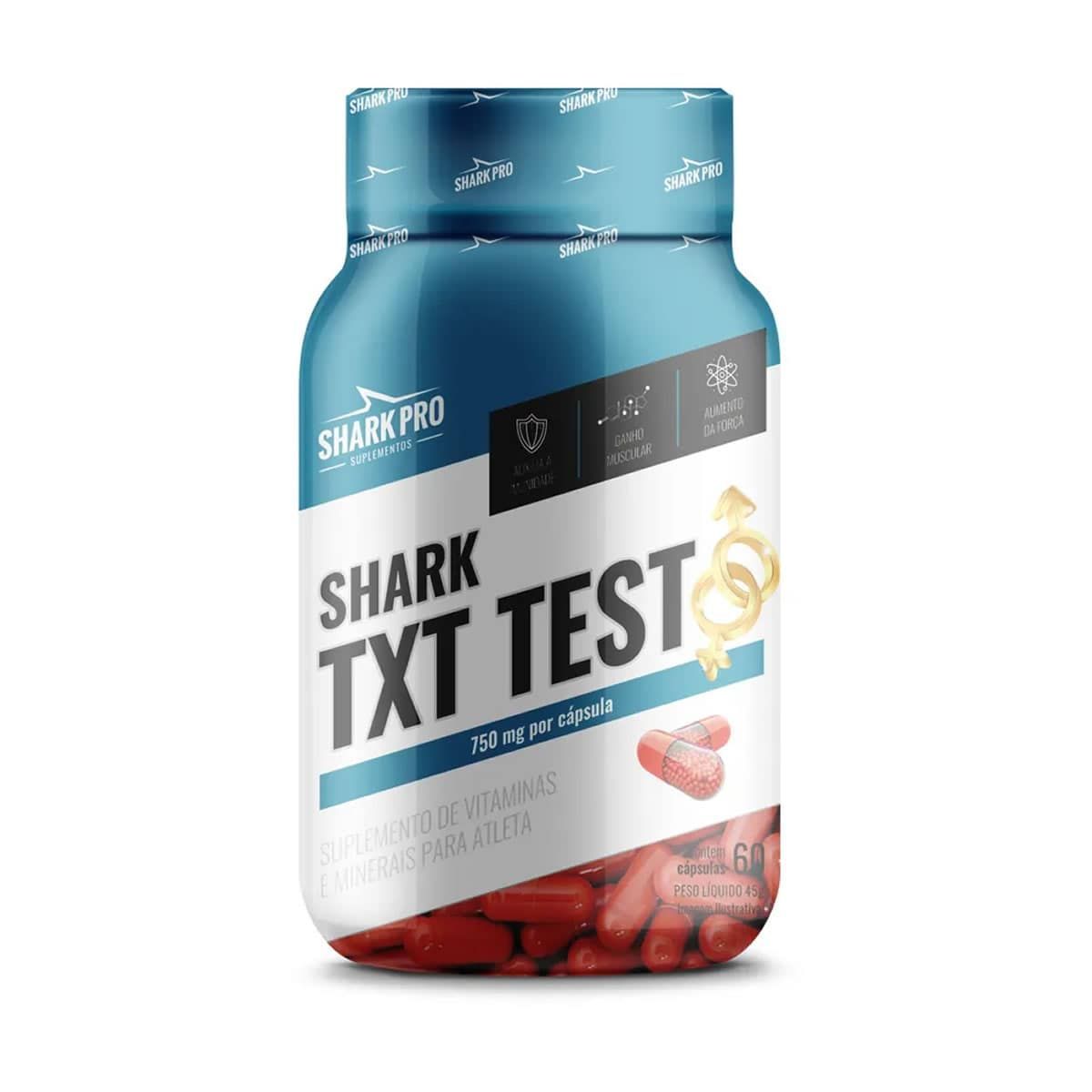 TXT Test - 60 C�psulas - SharkPro