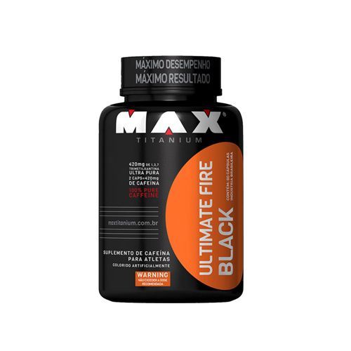 Ultimate Fire Black - 60 c�psulas - Max Titanium **NETSHOES