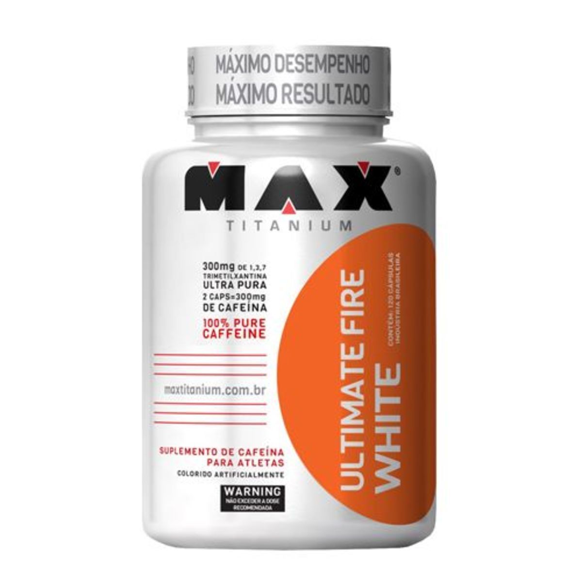 Ultimate Fire White - 120 C�psulas - Max Titanium*** Data Venc. 28/05/2020