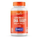 Ultra Omega 3 DHA 1000mg + Vitamina E - 120 Cápsulas - Bigens no Atacado