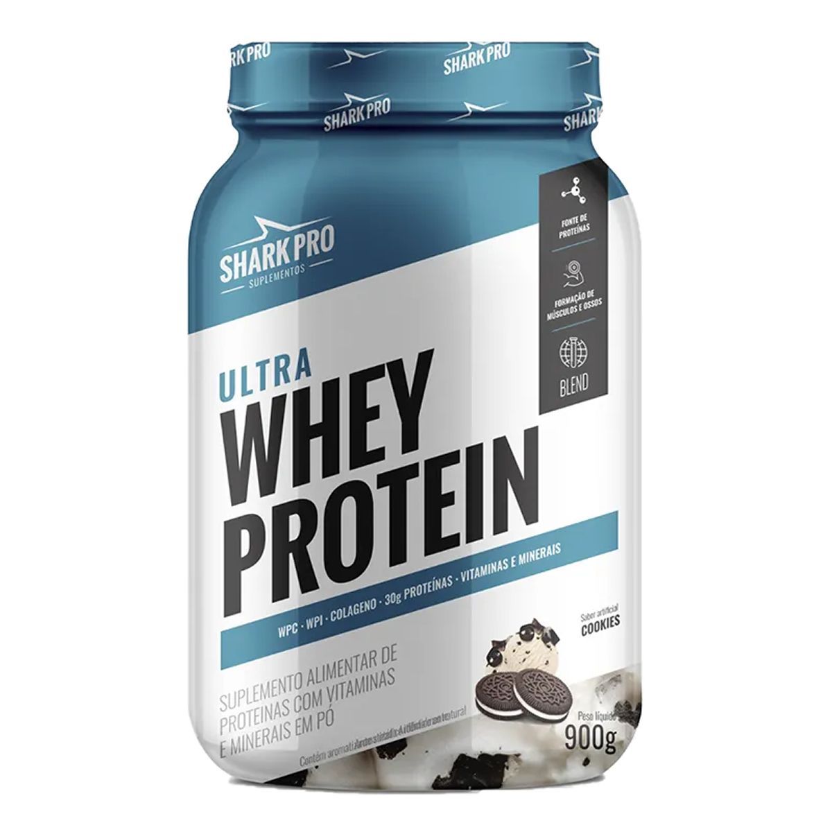 Ultra Whey Protein - 907g Cookies - Shark Pro