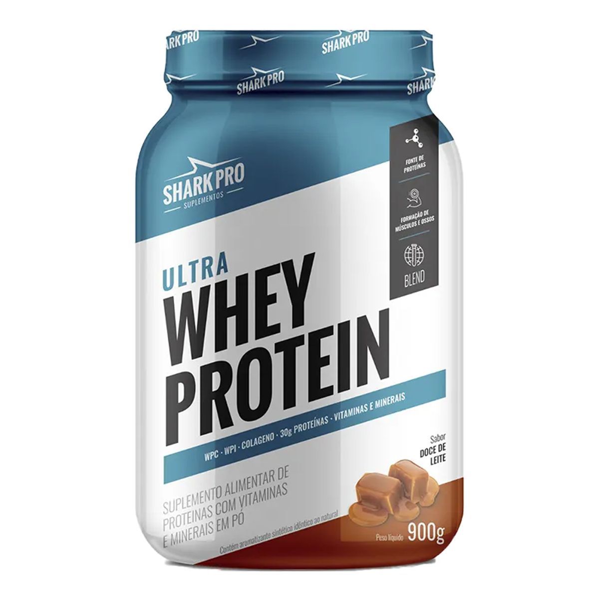 Ultra Whey Protein - 907g Doce de Leite - Shark Pro