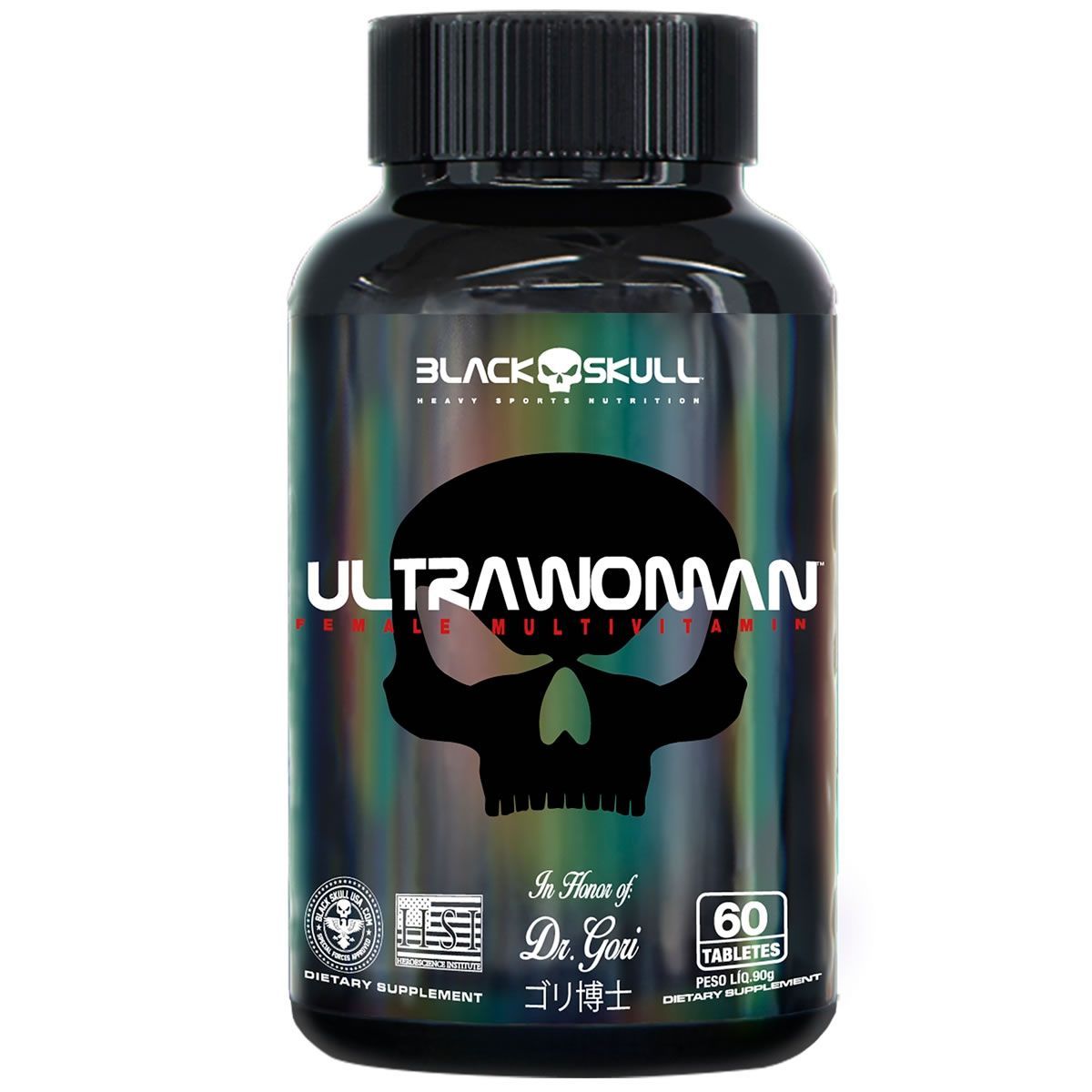 Ultrawoman Multivitam�nico - 60 Tabletes - Black Skull*** Data Venc. 30/6/23