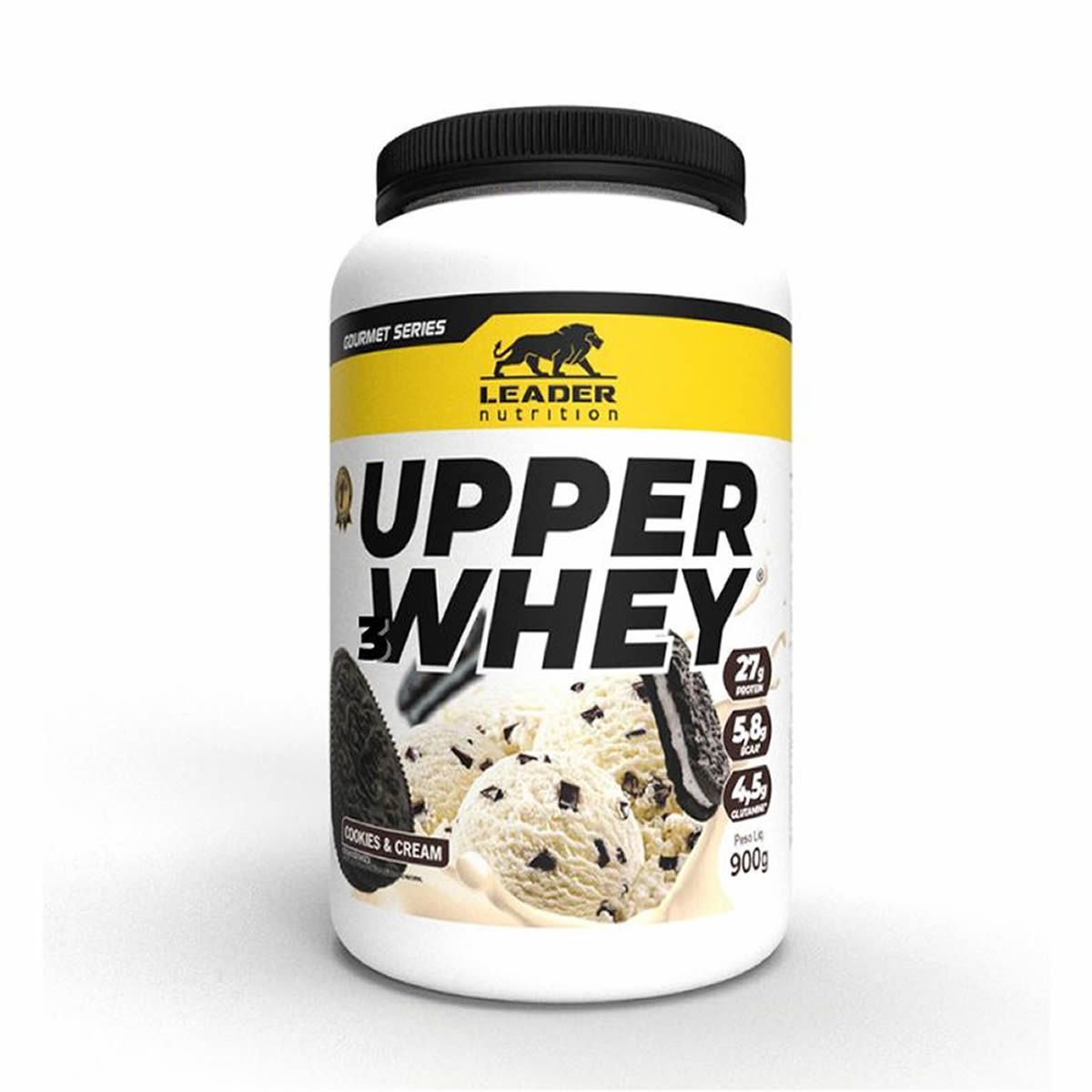 Upper 3 Whey Gourmet - 900g Cookies And Cream - Leader Nutrition