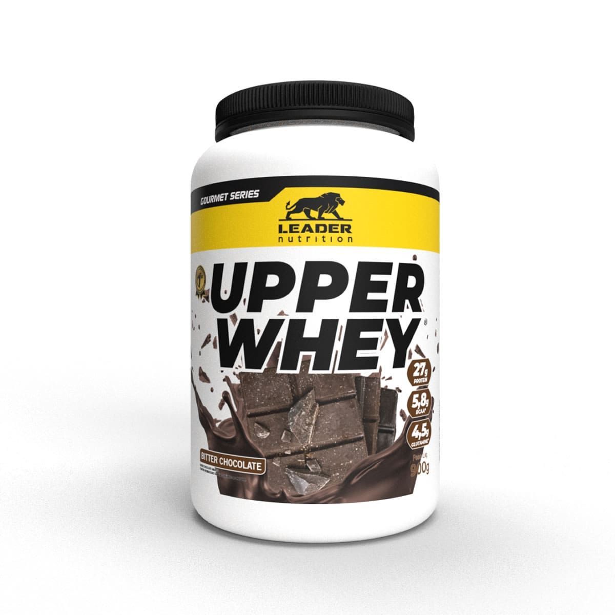 Upper Whey Gourmet - 900g Bitter Chocolate - Leader Nutrition