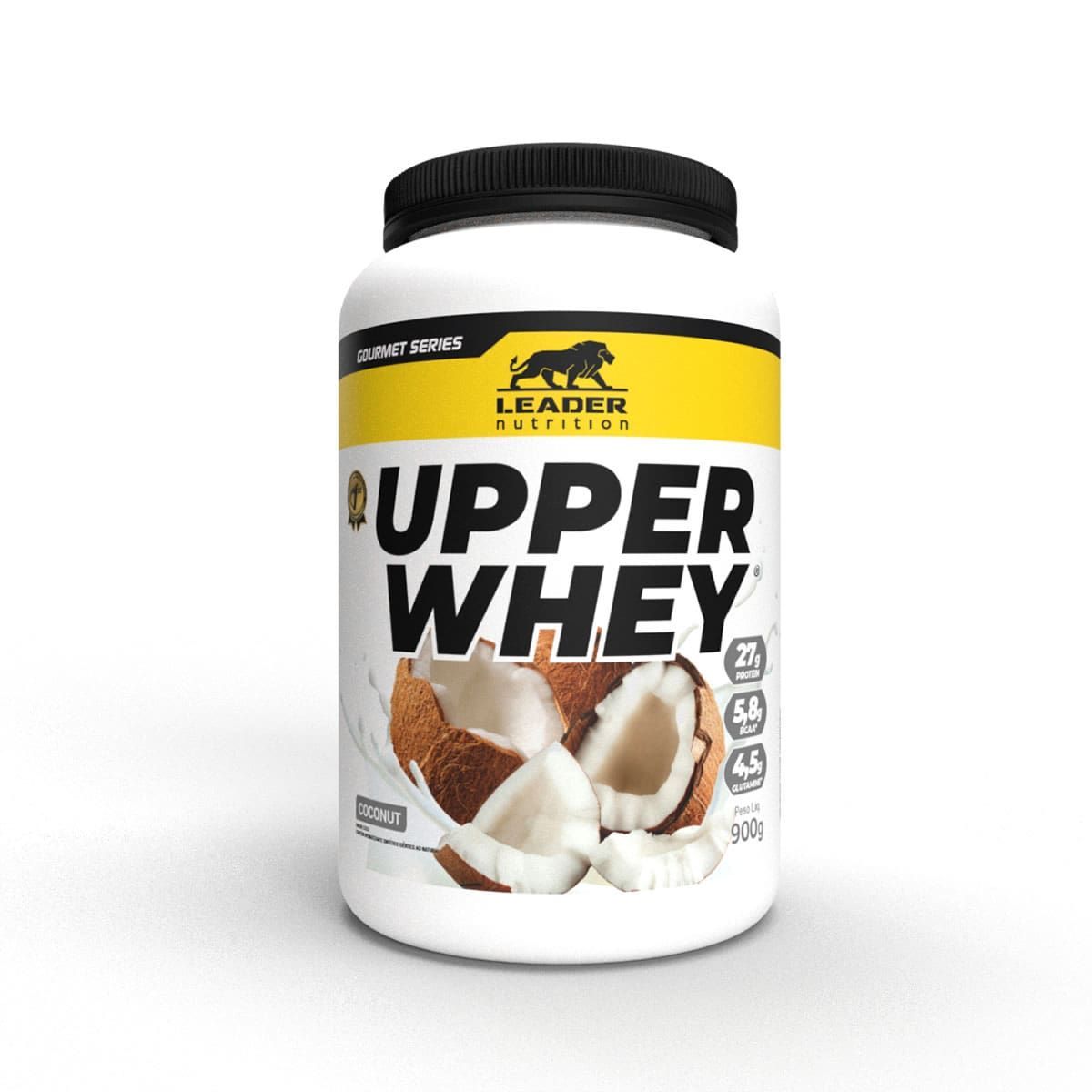 Upper Whey Gourmet - 900g Coconut - Leader Nutrition*** Data Venc. 01/03/2025