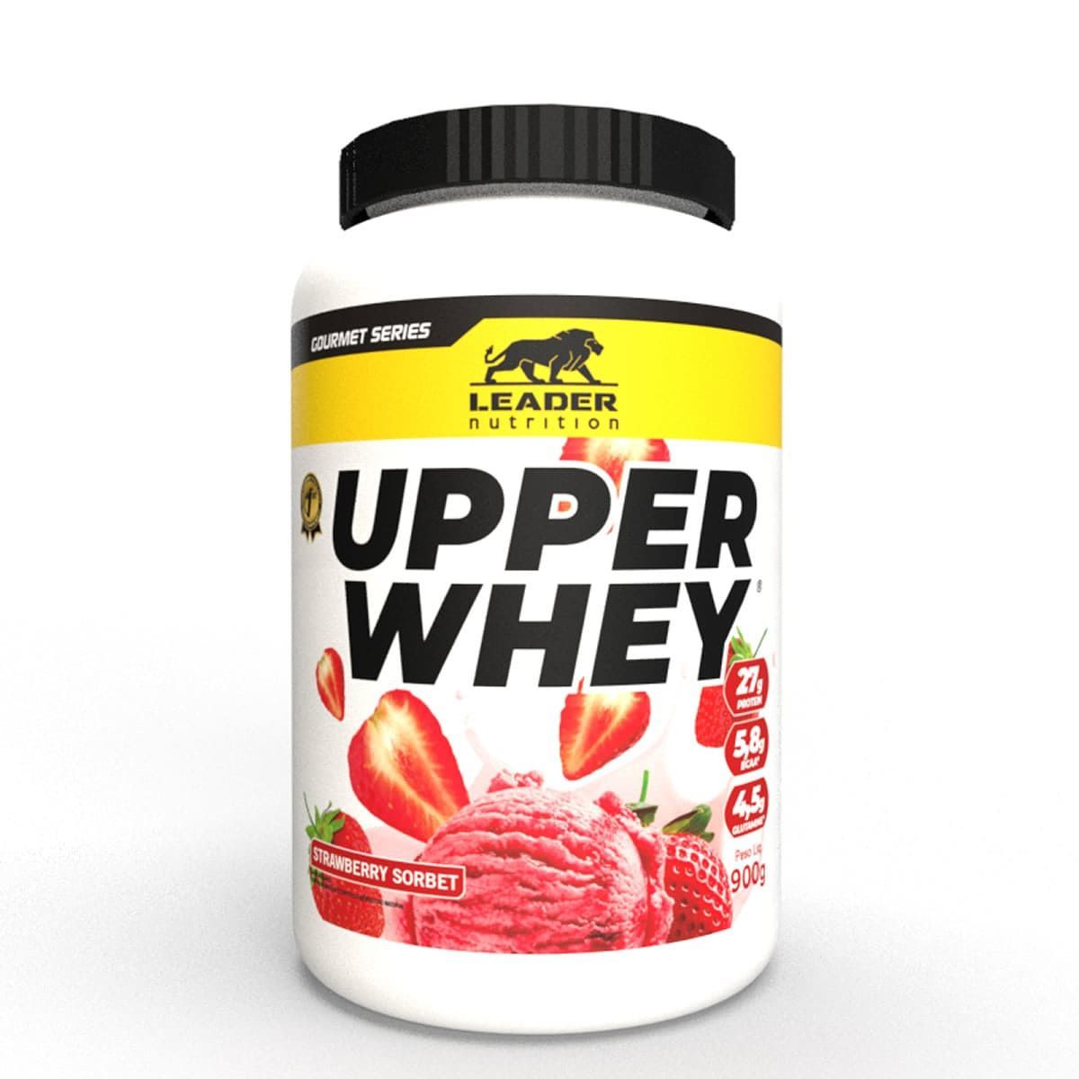 Upper Whey Gourmet - 900g Strawberry Sorbet - Leader Nutrition*** Data Venc. 28/04/2024