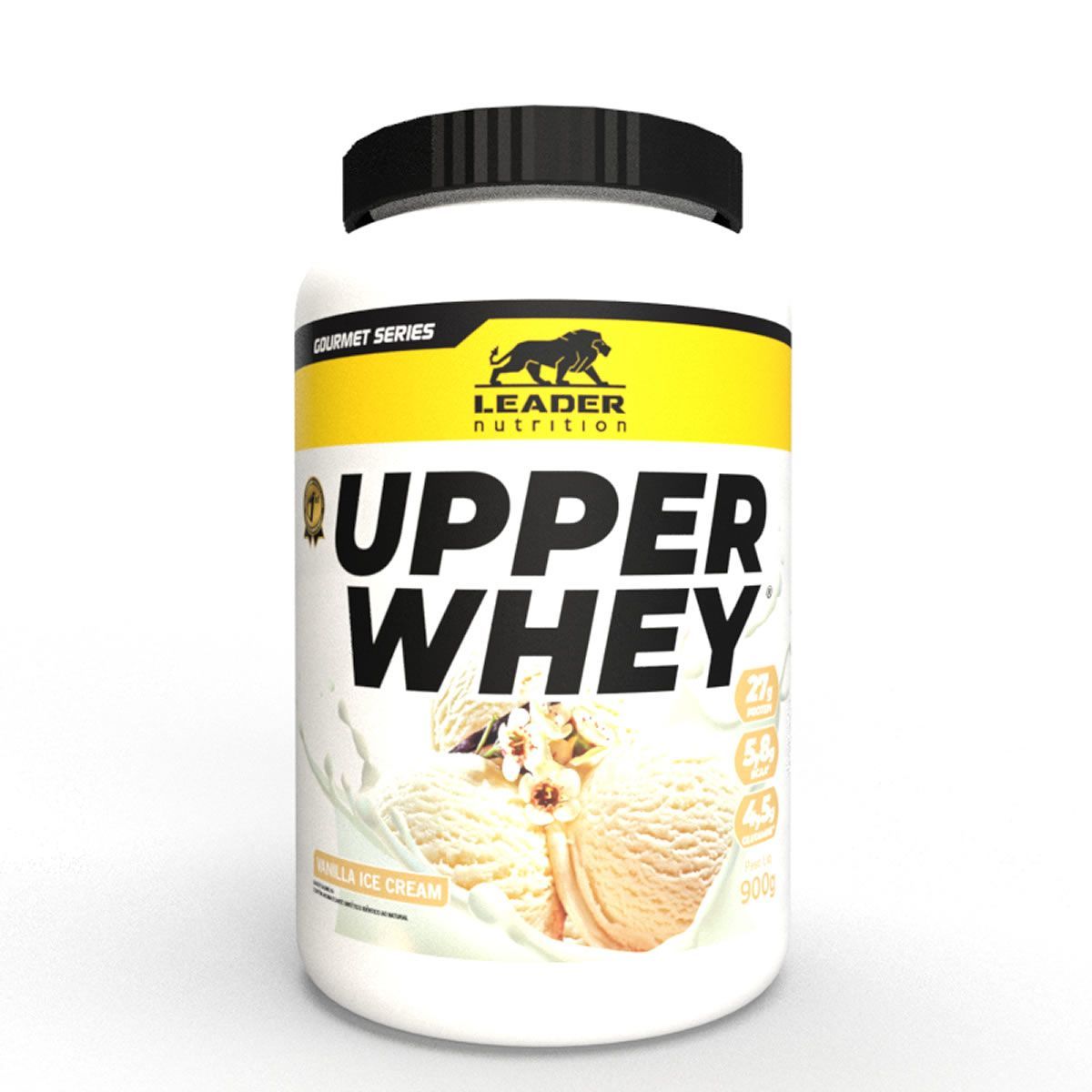 Upper Whey Gourmet - 900g Vanilla Ice Cream - Leader Nutrition
