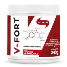 V-Fort - 240g Frutas Vermelhas - Vitafor*** EMBALAGEM AMASSADA *** Data Venc. 30/10/2022