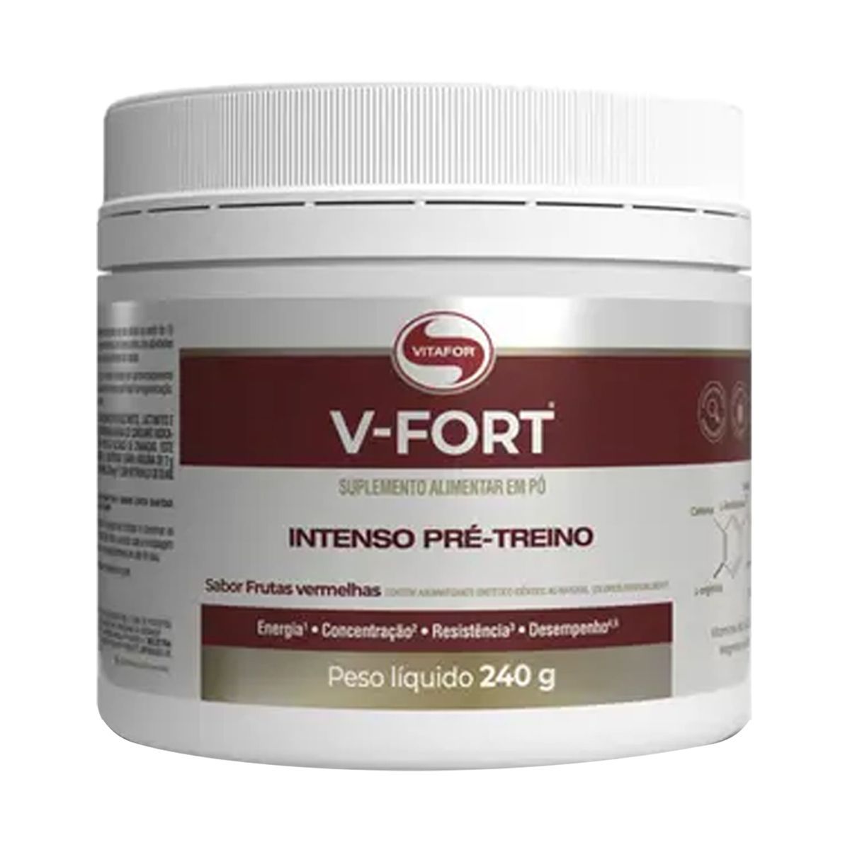 V-Fort - 240g Frutas Vermelhas - Vitafor