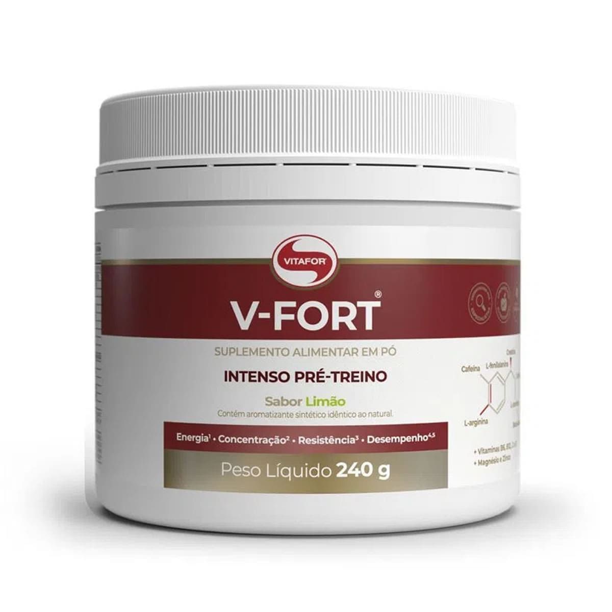 V-Fort - 240g Lim�o - Vitafor*** Data Venc. 30/08/2024