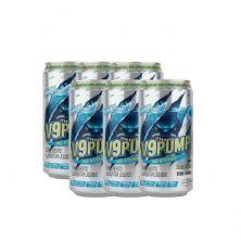 V9 Pump Drink Pr�-Treino - 6 Latas 269ml Energ�tico - Shark Pro