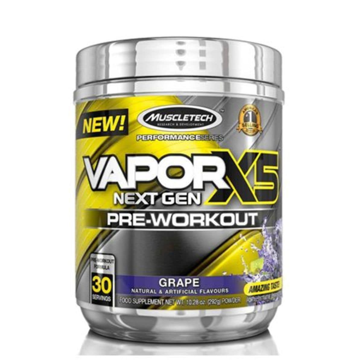 VaporX5 Next Gen - 292g Grape - Muscletech