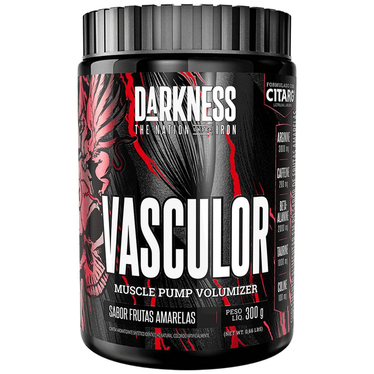 Vasculor Muscle Pump Powder - 300g Frutas Amarelas - IntegralMedica