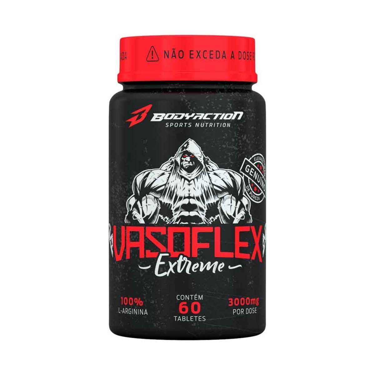 Vasoflex Extreme 60 Tabletes - BodyAction*** Data Venc. 30/06/2023
