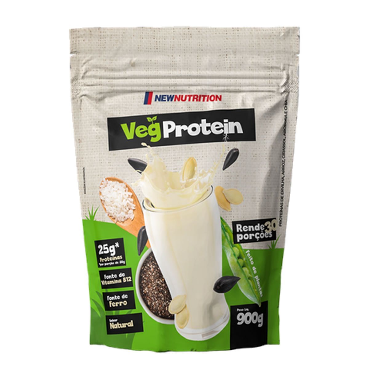 Veg Protein - 900g Natural - NewNutrition