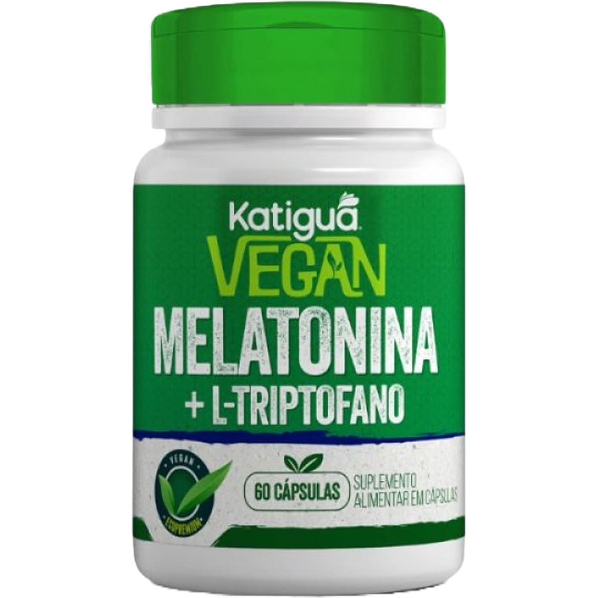 Vegan Melatonina + L-Triptofano - 60 C�psulas - Katigu�