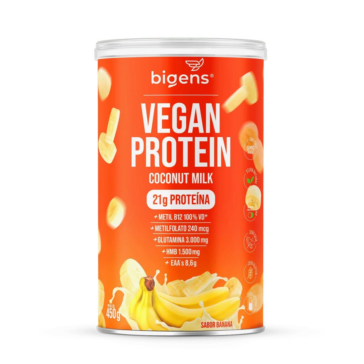 Vegan Protein - 450g Banana - Bigens