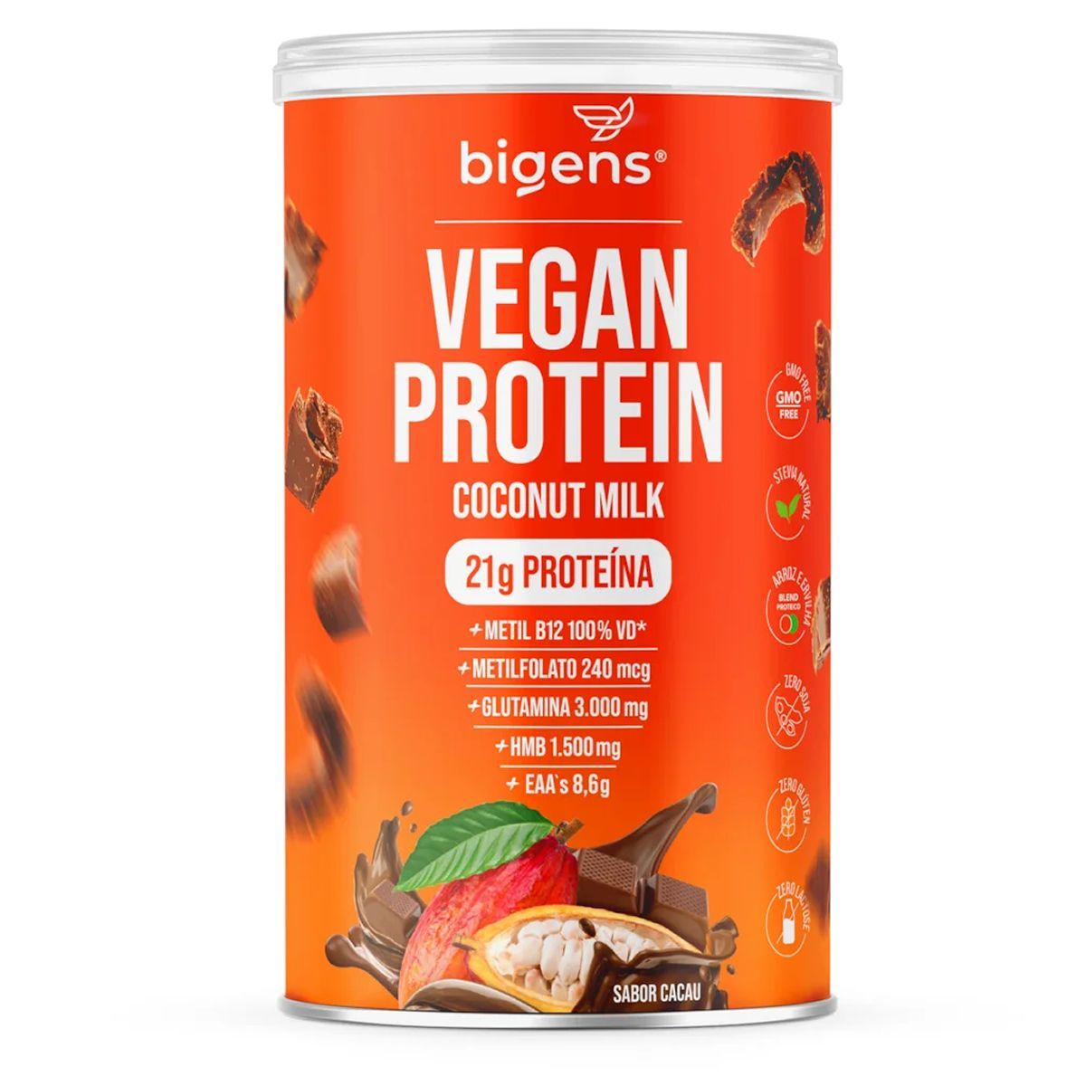 Vegan Protein - 450g Cacau - Bigens