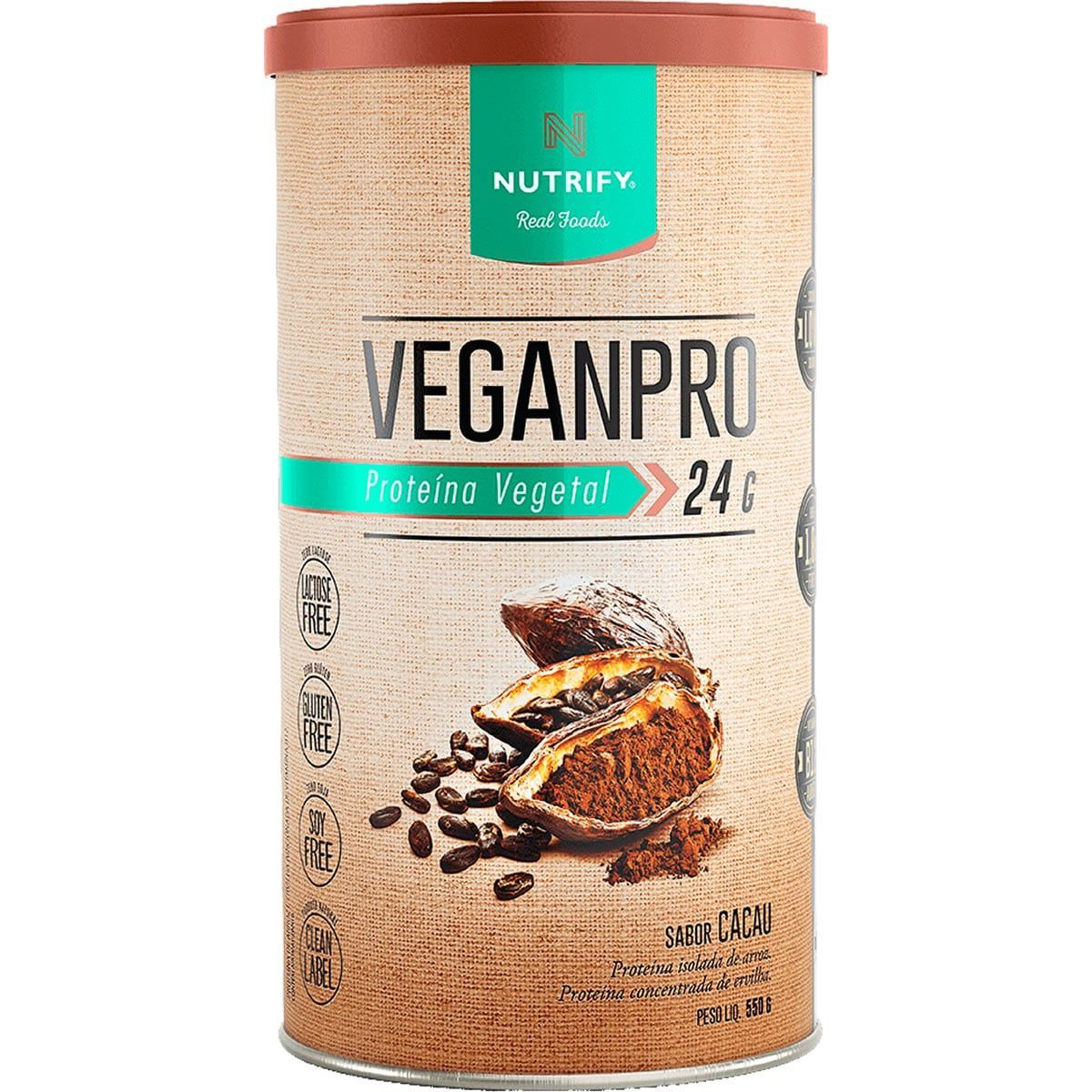 VeganPro - 550g Cacau - Nutrify
