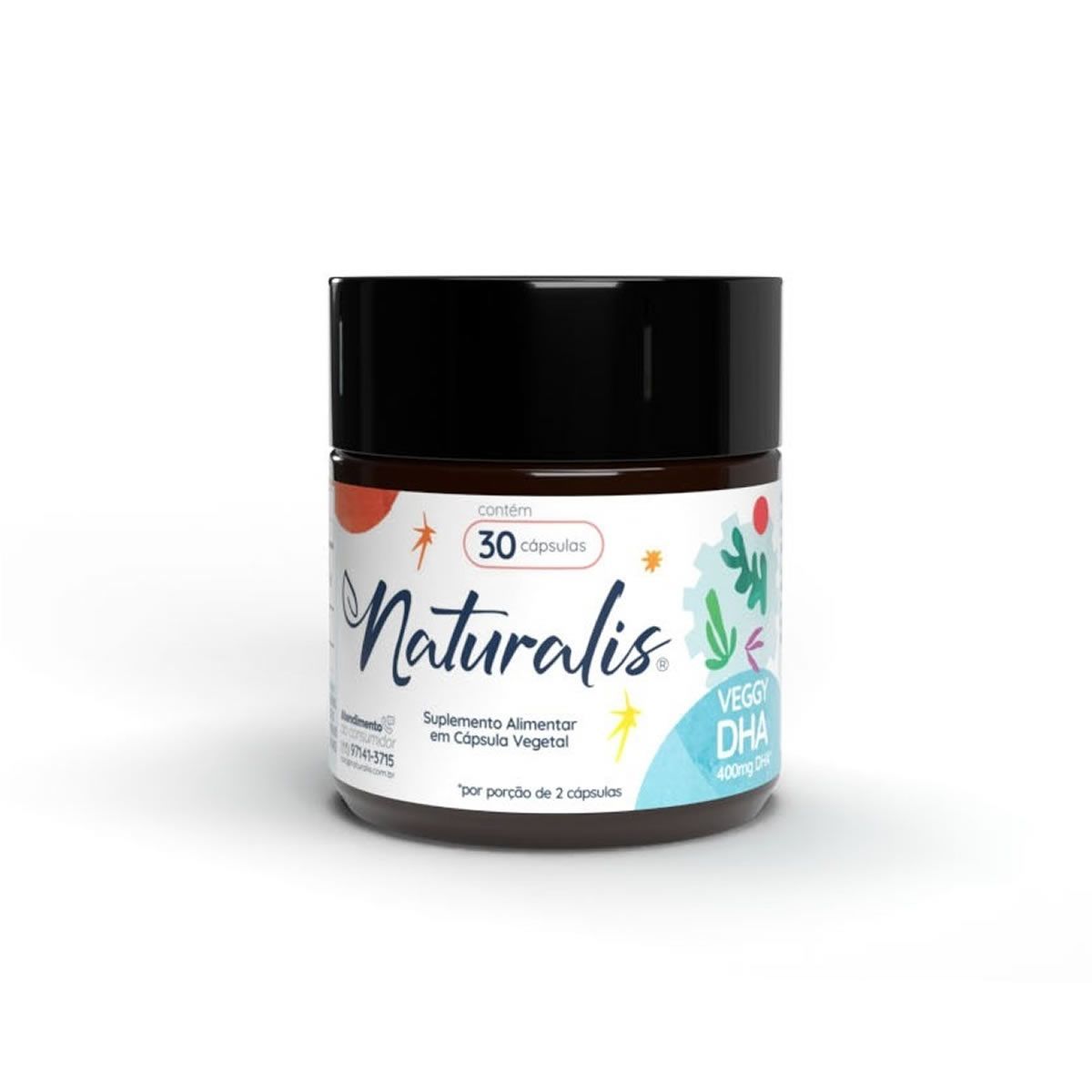Veggy DHA �leo de Algas - 30 C�psulas - Naturalis