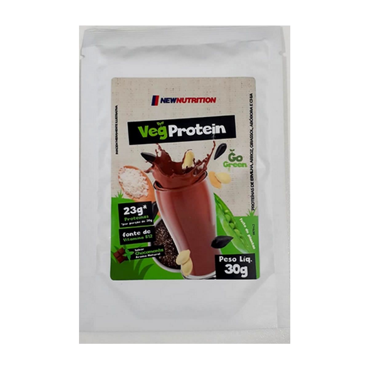 VegProtein - 1 Sach� 30g Chocomenta - NewNutrition