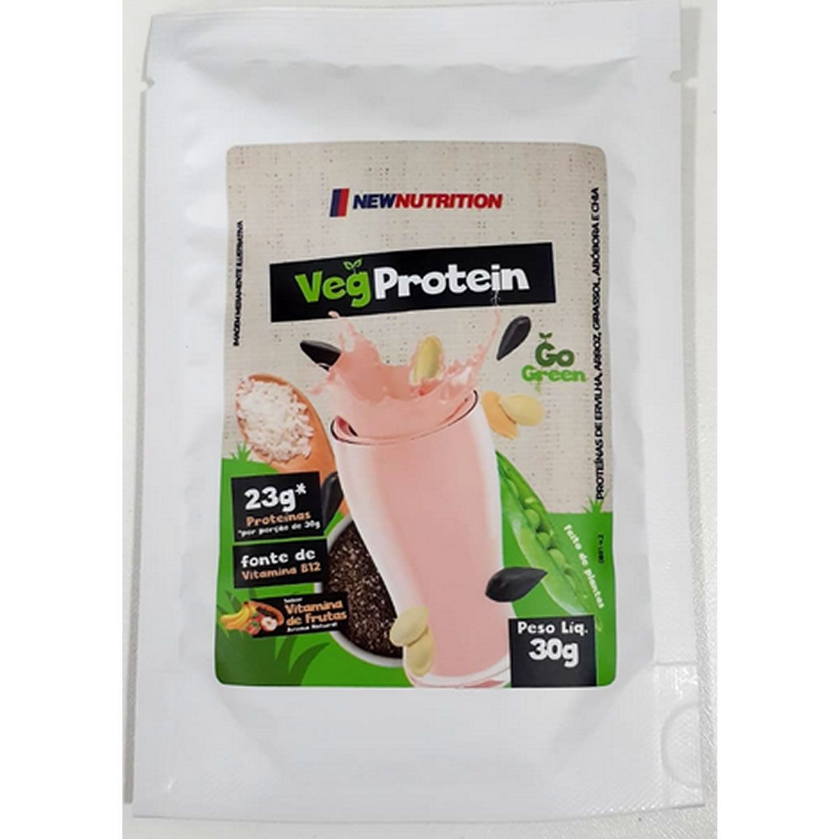 VegProtein - 1 Sach� 30g Vitamina de Frutas - NewNutrition