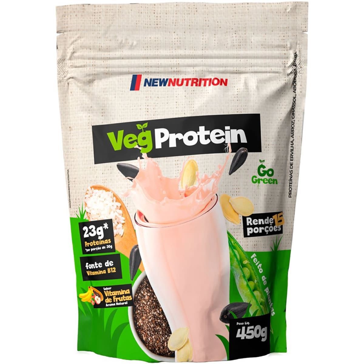 VegProtein - 450g Refil Vitamina de Frutas - NewNutrition