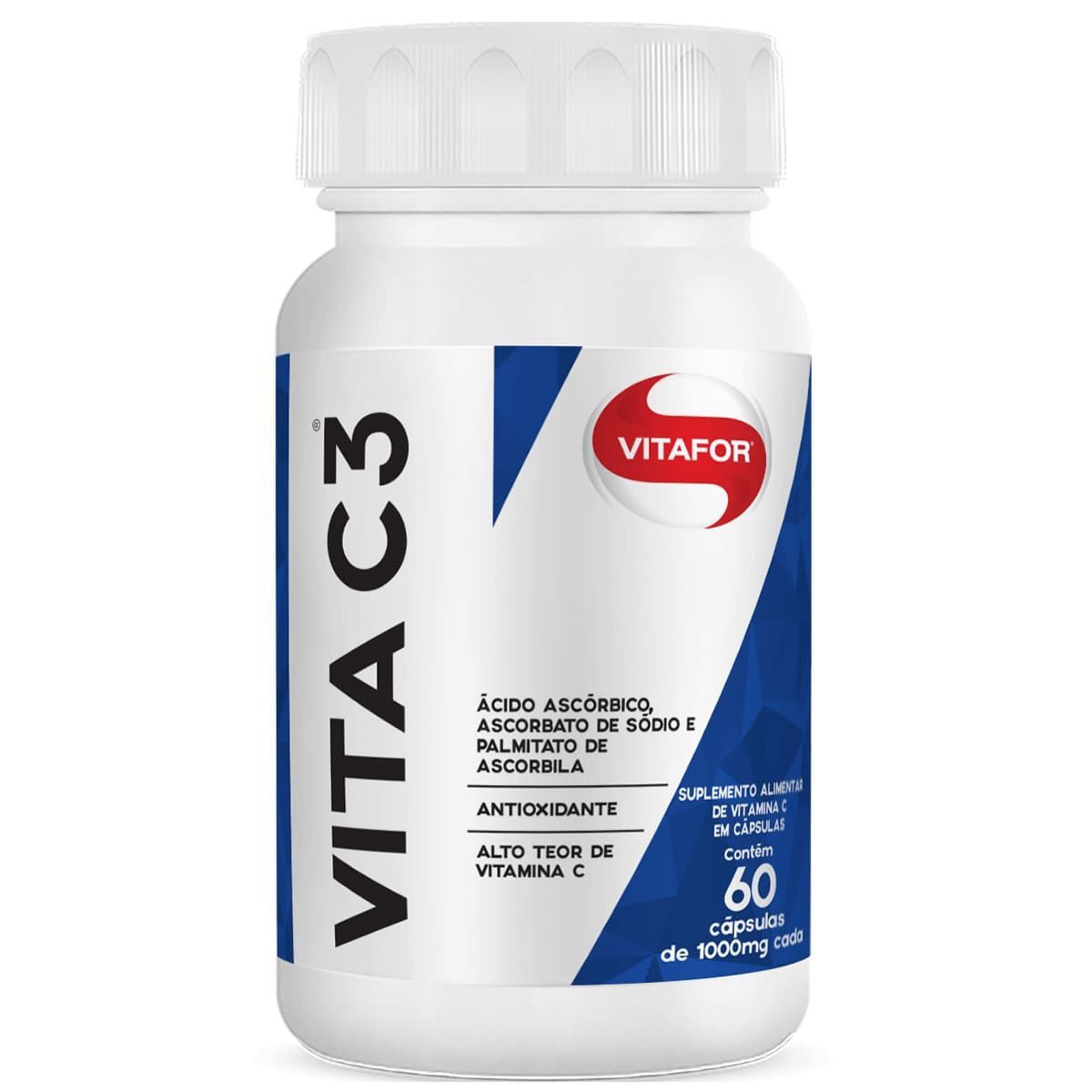 Vita C3 - 60 C�psulas - Vitafor*** Data Venc. 30/04/2022