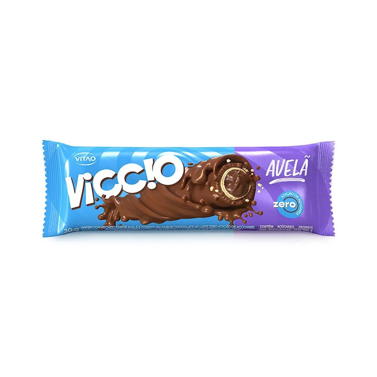Viccio Roll - 1 Unidade de 30g Chocolate e Avel� - VITAO