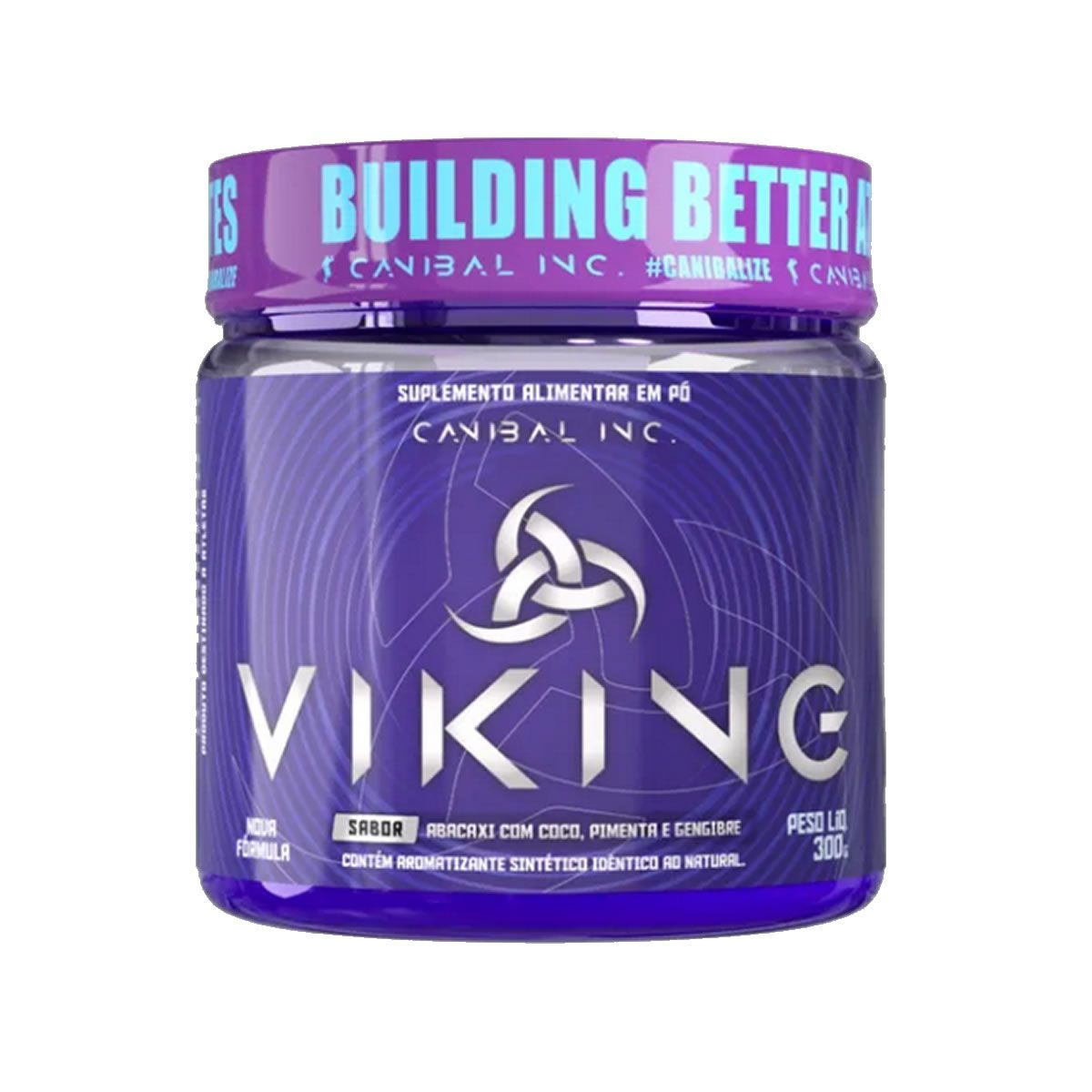 Viking Pre Workout - 300g Abacaxi com Coco - Canibal