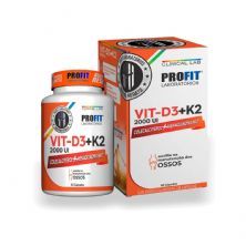 Vit-D3 + K2 2000UI - 60 C�psulas - ProFit