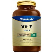 Vit E 400UI - 60 Softgels - Vitaminlife