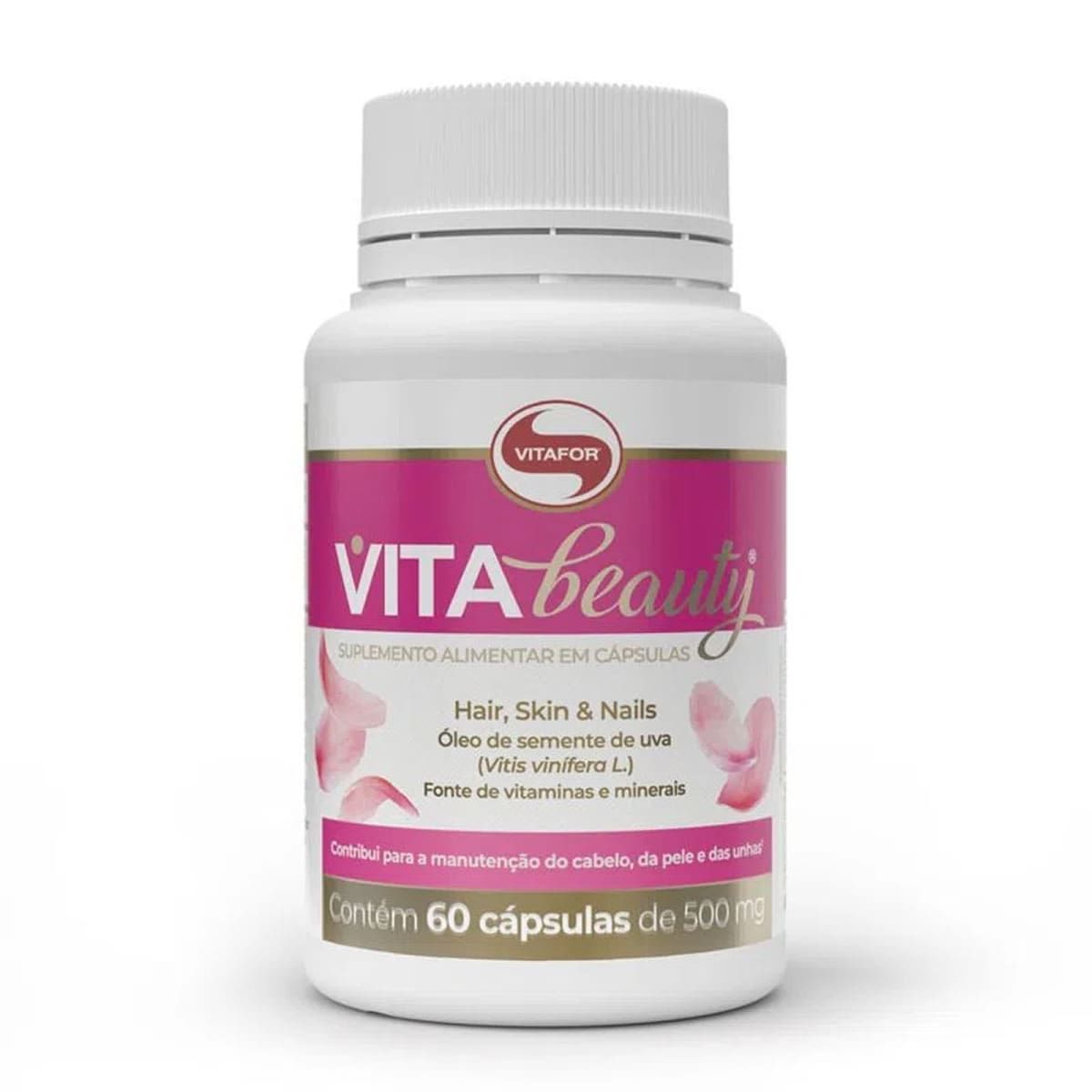 Vita Beauty 500mg - 60 C�psulas - Vitafor