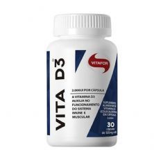 Vita D3 - 30 C�psulas - Vitafor*** Data Venc. 30/09/2022