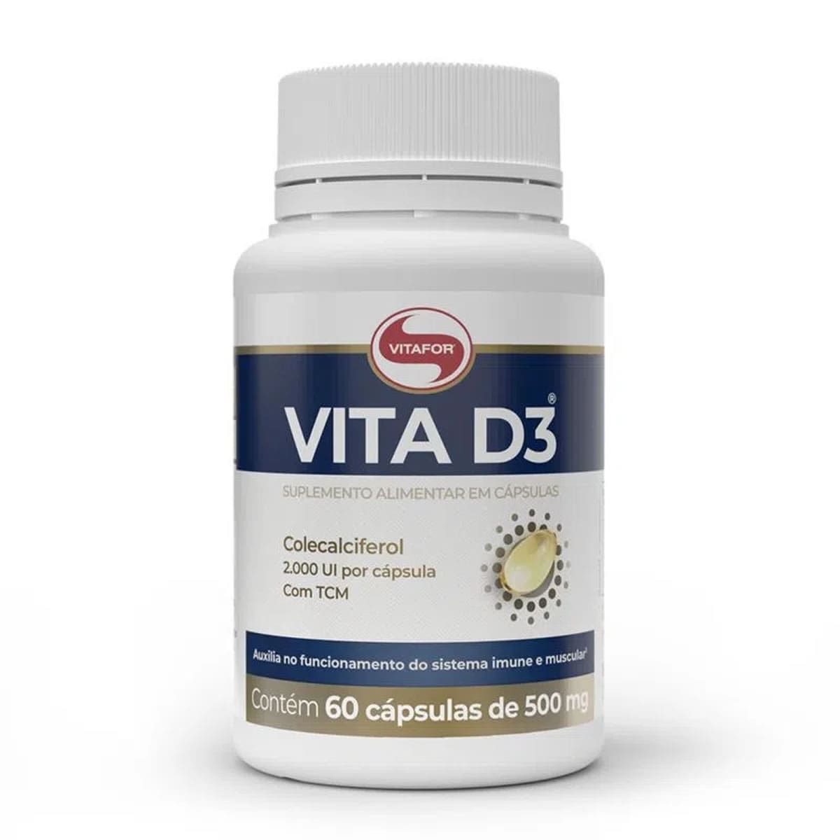 Vita D3 - 60 C�psulas - Vitafor