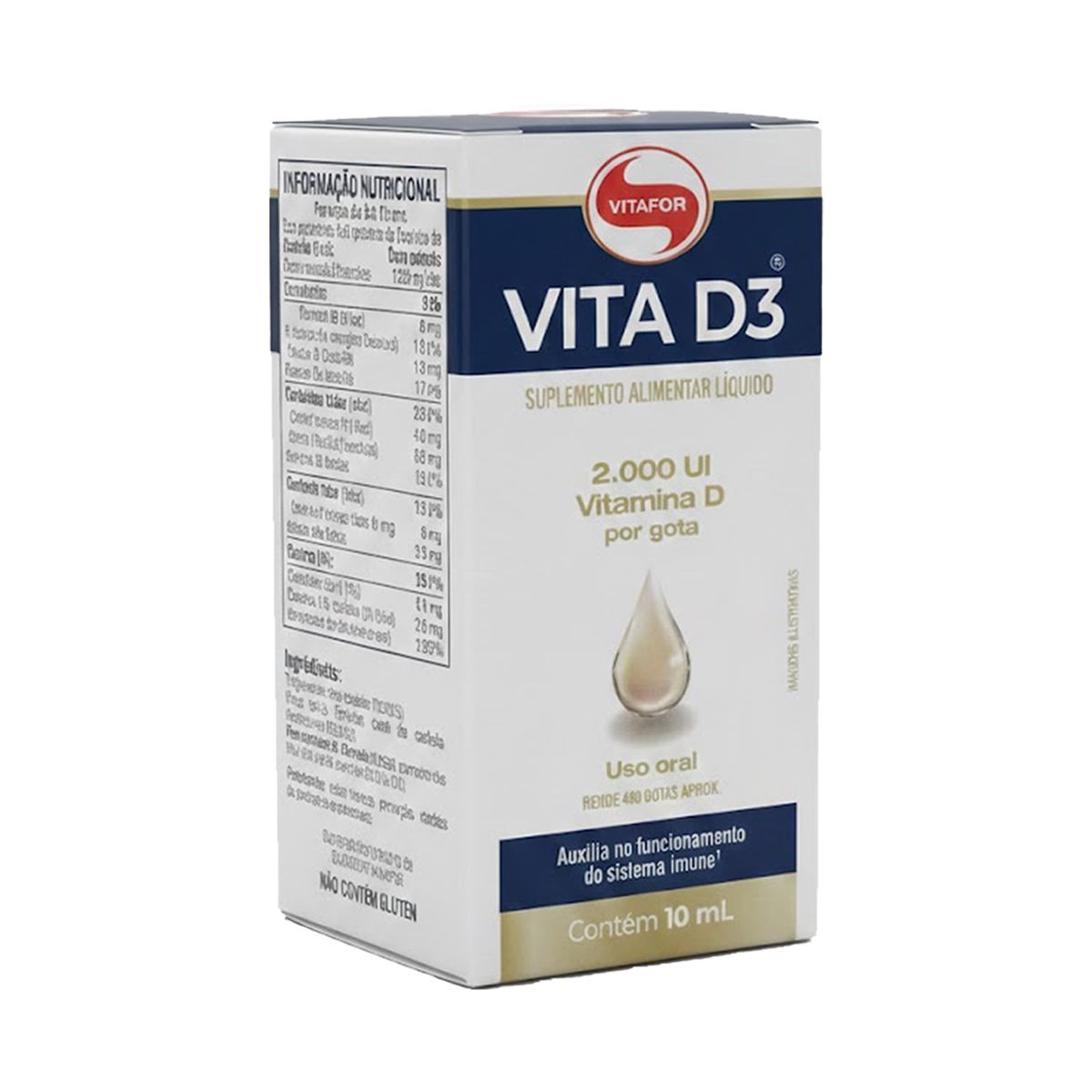 Vita D3 Gotas - 10ml 2000Ui - Vitafor
