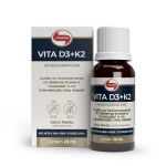 Vita D3 + K2 - 20ml Menta - Vitafor