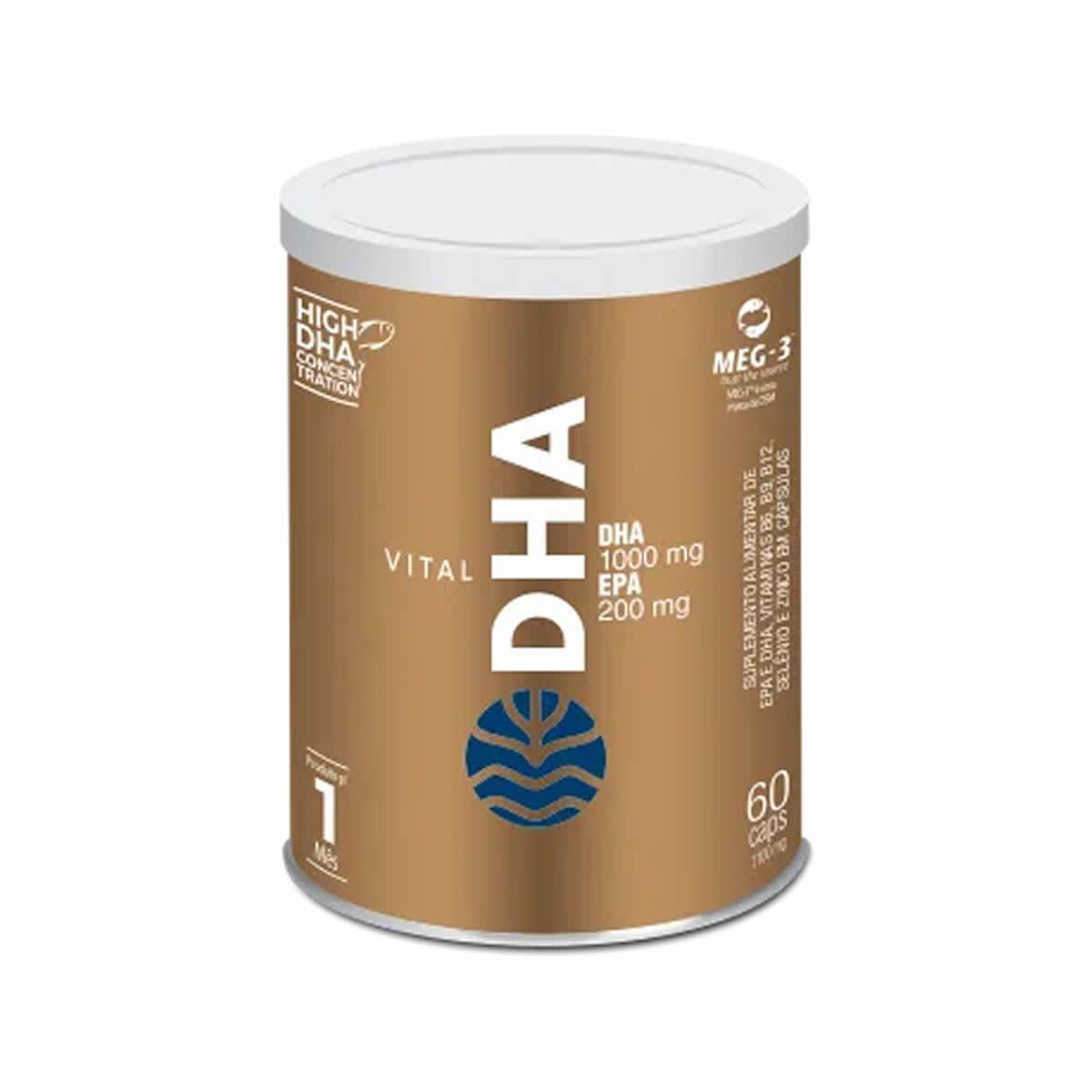 Vital DHA 10/50 - 60 C�psulas - Vital �tman