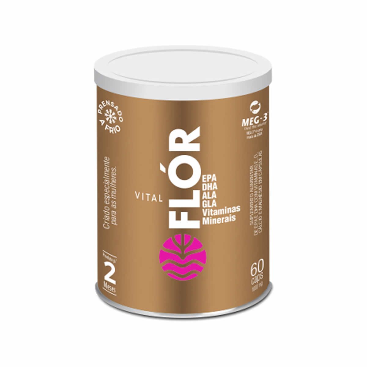 Vital Fl�r - 60 C�psulas - Vital �tman