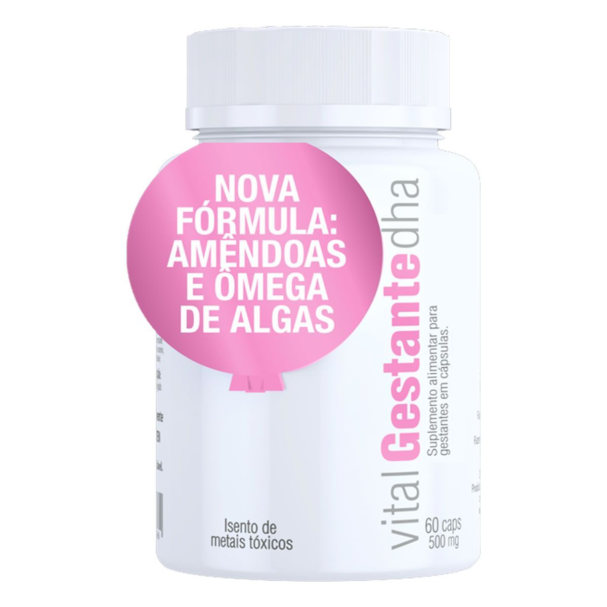 Vital Gestante Dha - 60 C�psulas - Vital �tman
