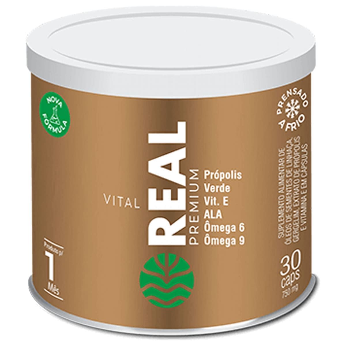 Vital Real - 30 C�psulas - Vital �tman