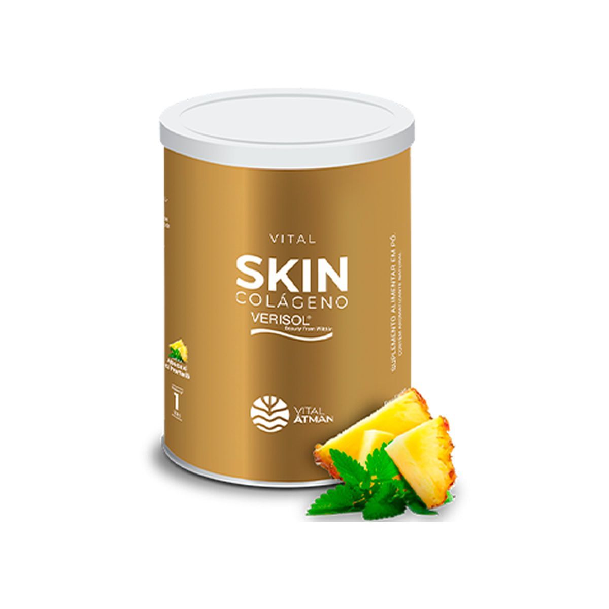 Vital Skin Col�geno Verisol - 120g Abacaxi Com Hortel� - Vital �tman*** Data Venc. 30/10/2026