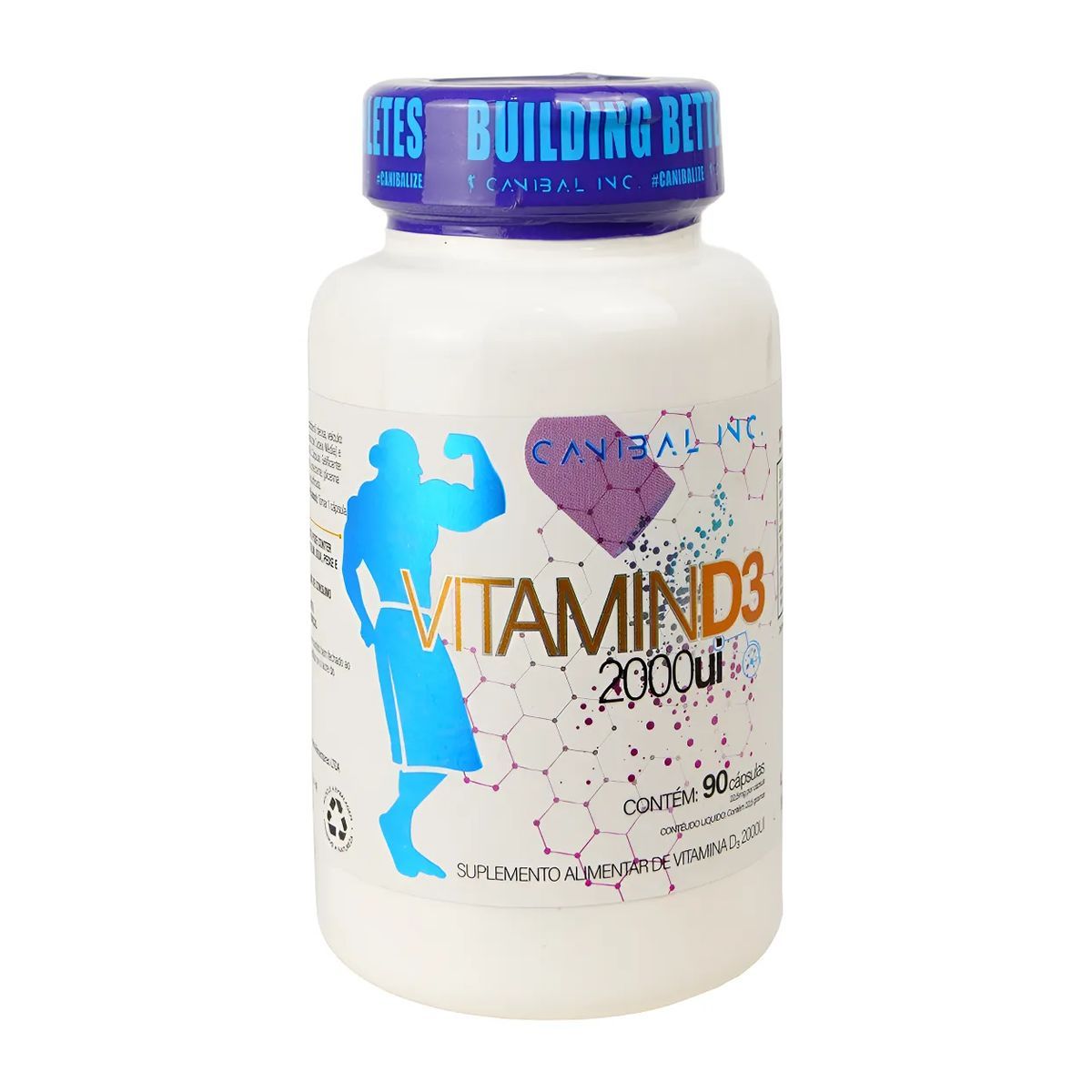Vitamin D3 2000Ui - 90 C�spulas - Canibal
