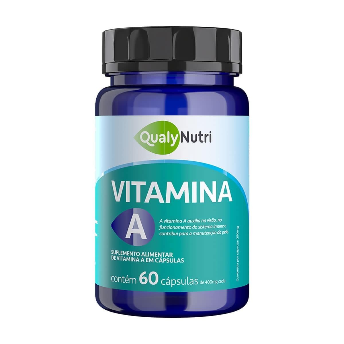 Vitamina A - 60 C�psulas - QualyNutri
